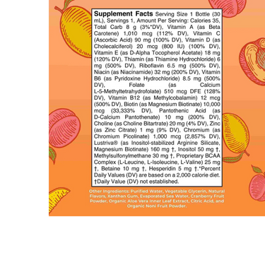 LIQUID MORNING MULTIVITAMIN + HAIR GROWTH PEACH MANGO